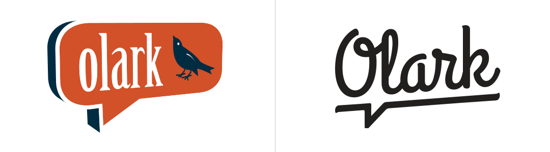 The old logo and the new one for comparison